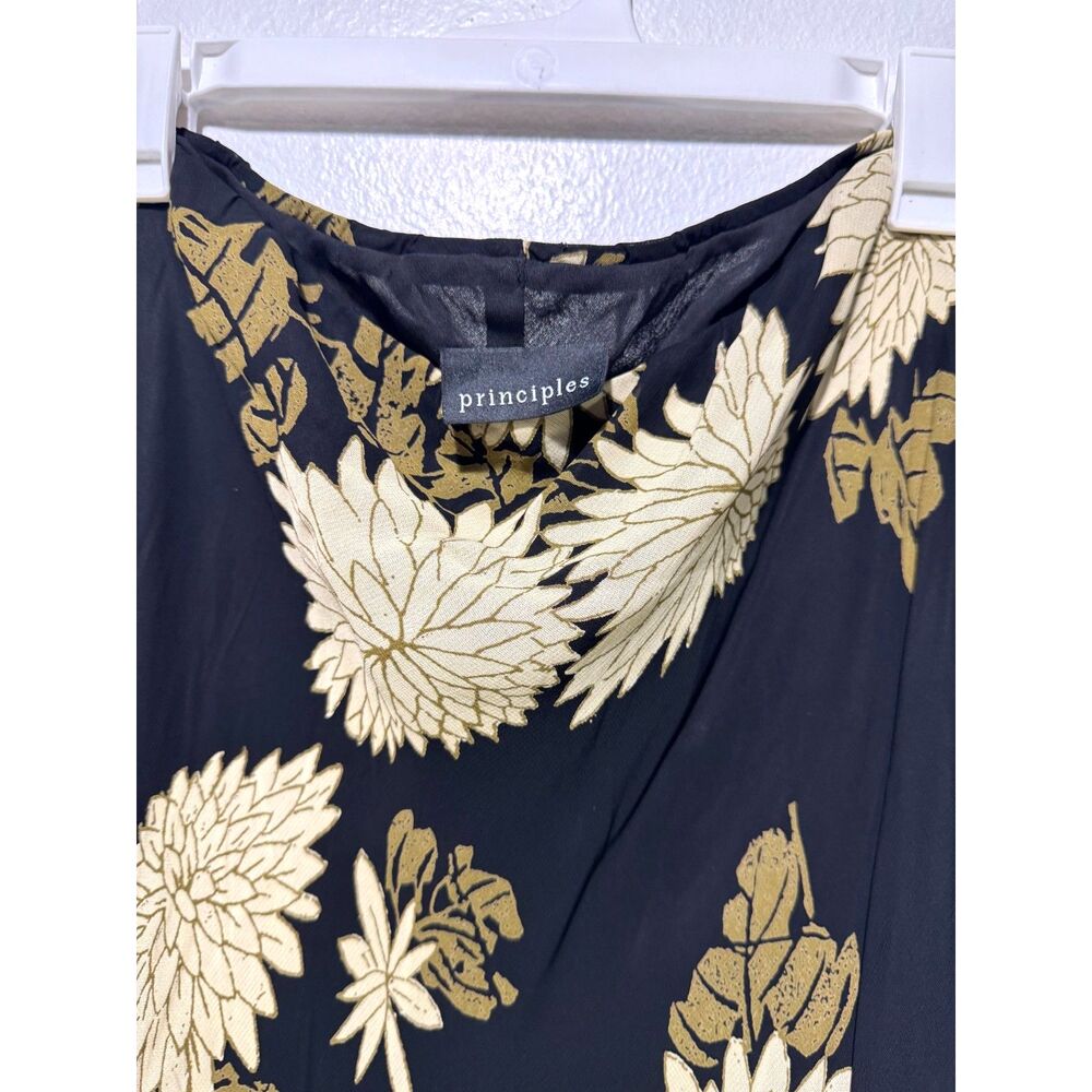 Principles asymmetric Y2K skirt high low dark floral moodie romantic women 14 View 4